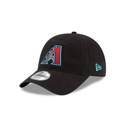 Black Arizona Diamondbacks Hat - New Era MLB Core Fit Alt 49FORTY Fitted Caps USA7921645